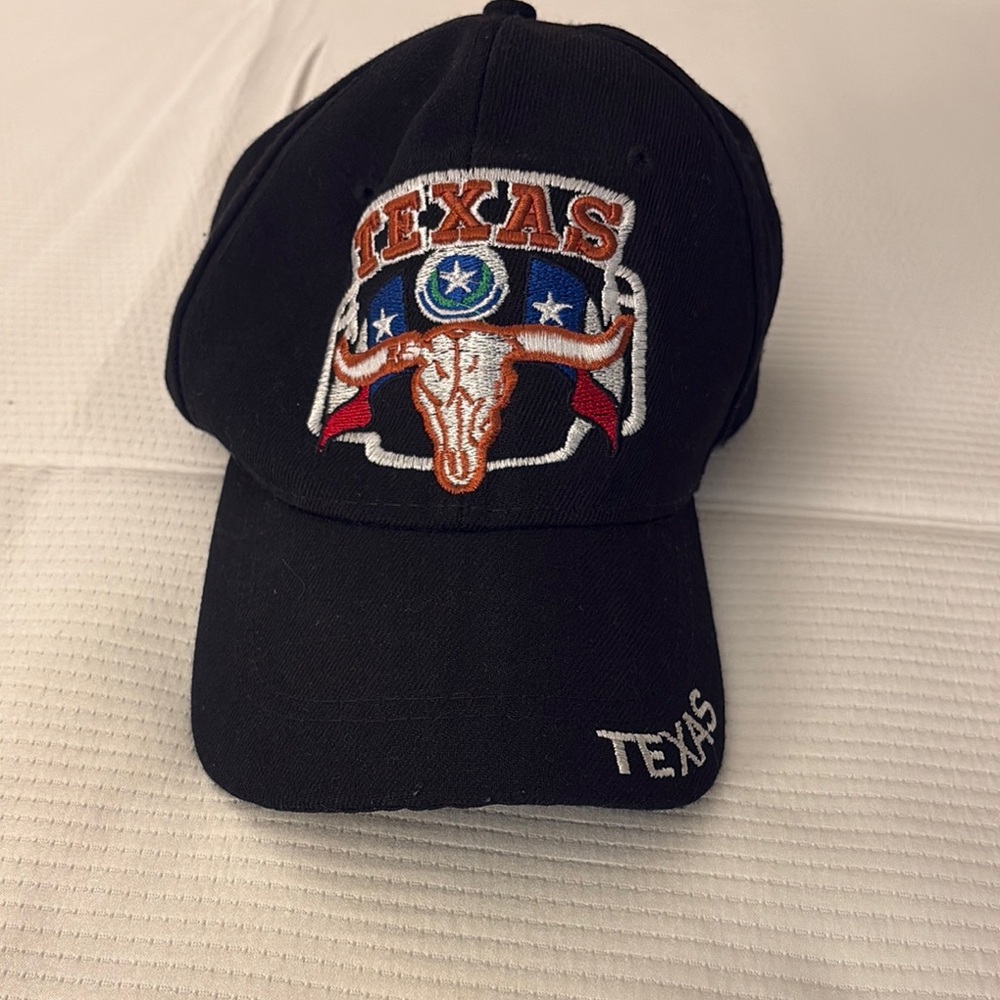 Texas Embroidered Black baseball cap/hat unisex